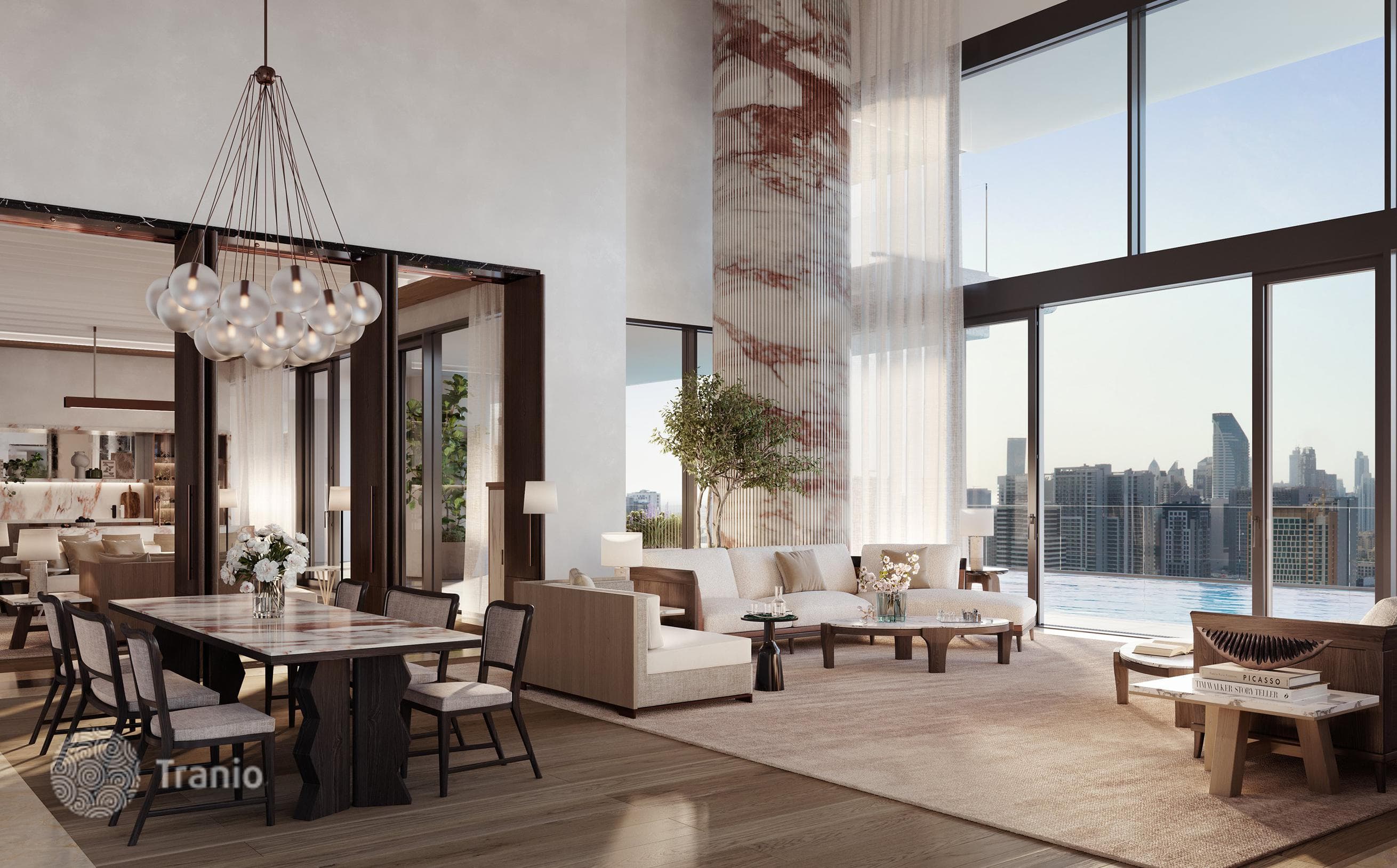 New Luxury Apartments with Private Pools and Panoramic Views in Business Bay, Dubai
