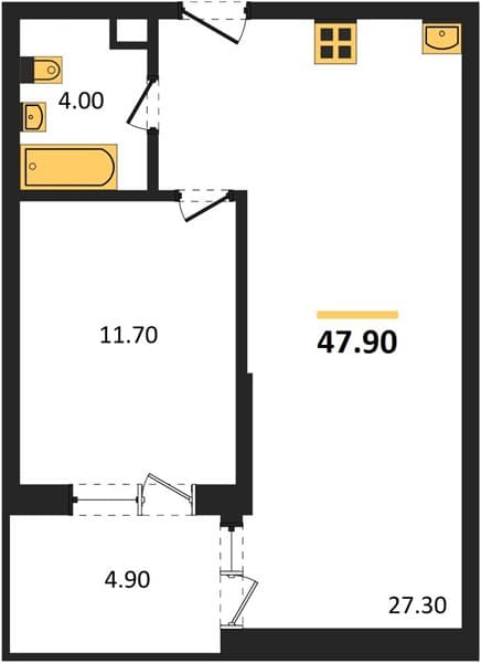 Studio Apartment in Neskuchny Sad, Sochi