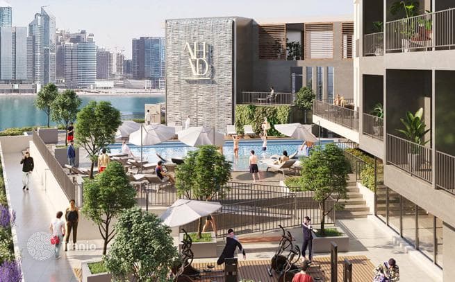 Высотная резиденция Ahad Residences рядом с пляжем и станцией метро, в центре района Business Bay, Дубай, ОАЭ, фото 4