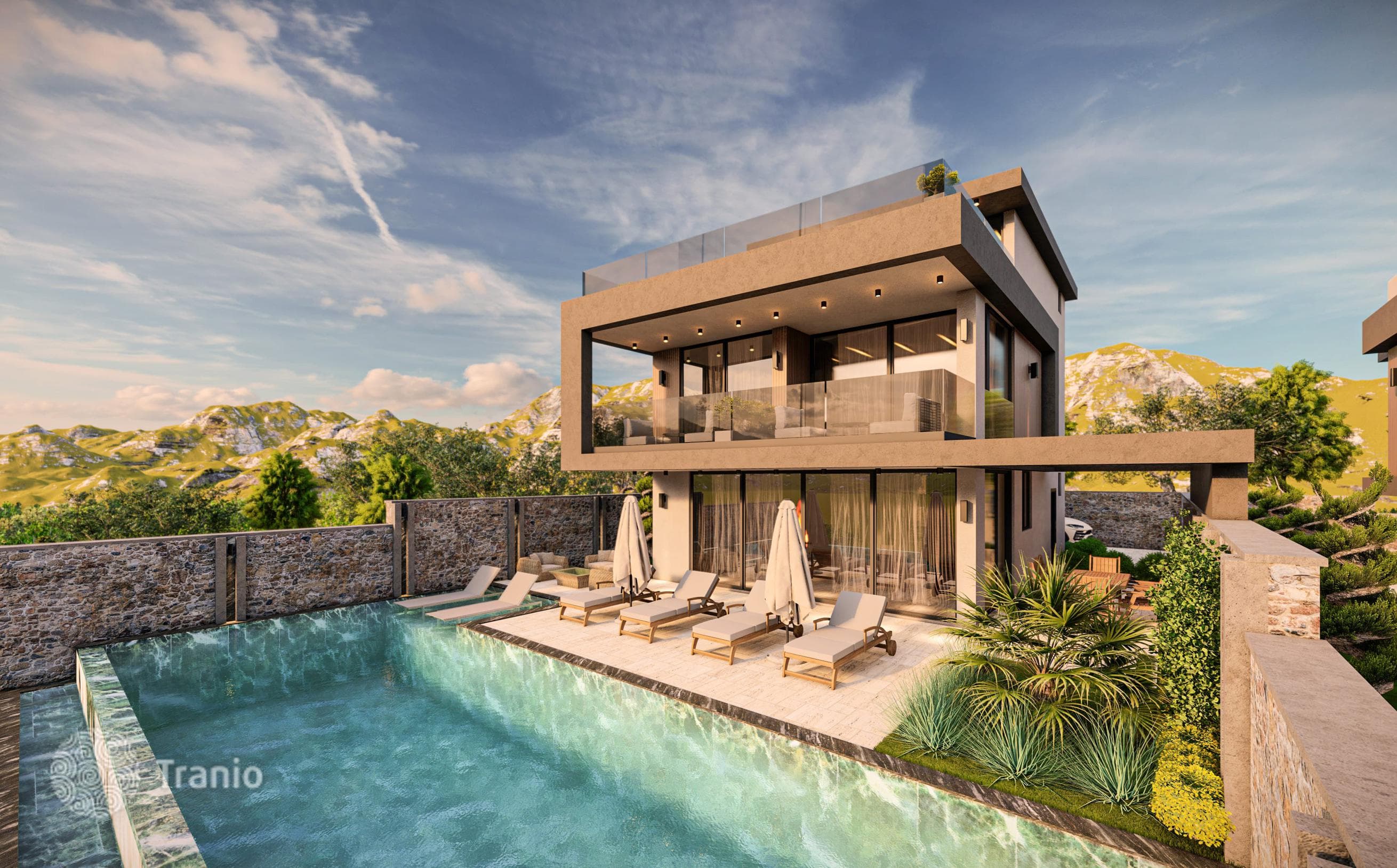 5-Bedroom Luxury Villas with Turkish Bath and Sauna in Kalkan