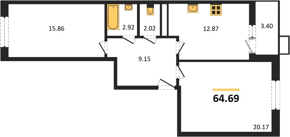 Apartment in Sady u Morya, Temryuk
