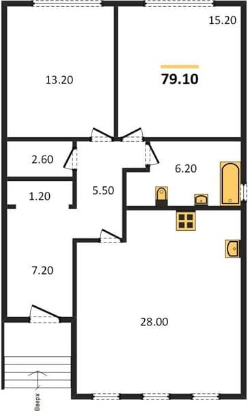1-Bedroom Apartment in Semigorsky, Novorossiysk