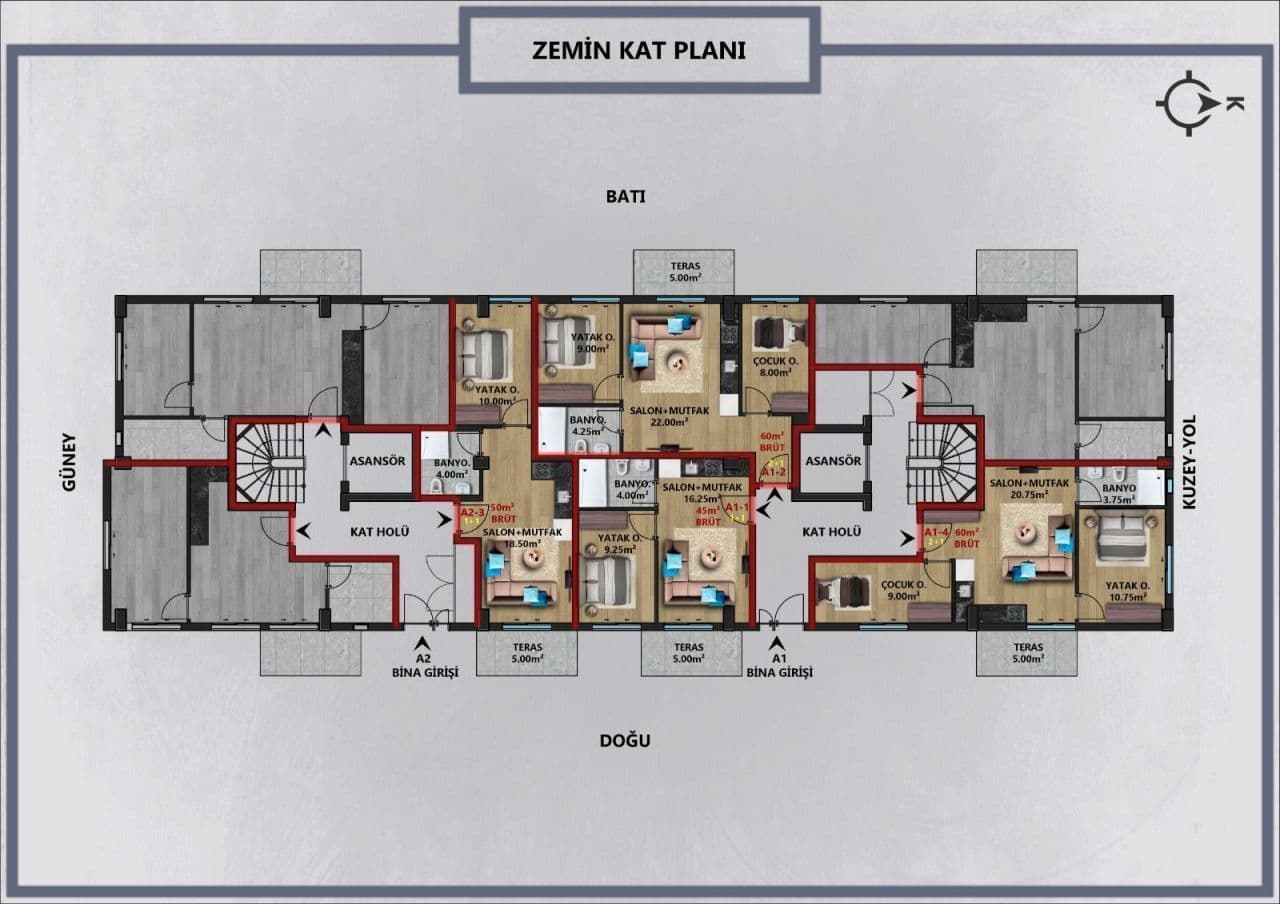 2-Bedroom Apartment in Bahcelievler, Antalya, photo 5
