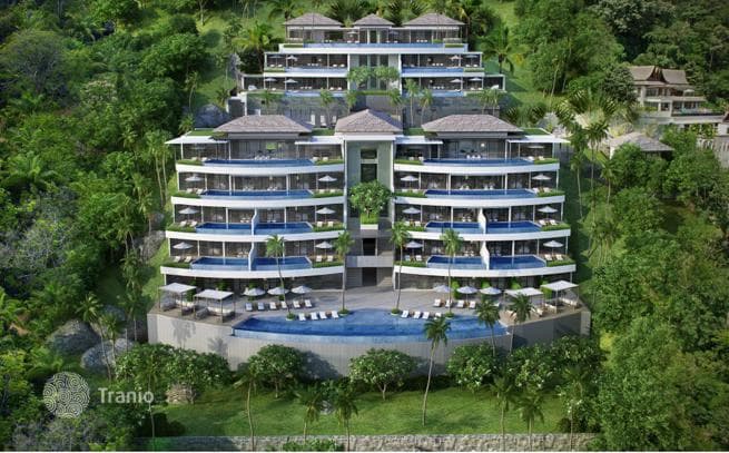 1–5-Bedroom Apartments with Private Pools in Surin, Phuket