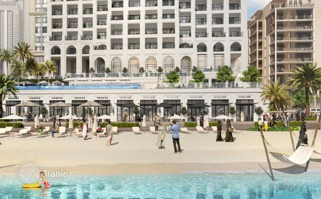 Высотная резиденция на пляже Vida Creek Beach с отелем и собственным пляжем, Dubai Creek Harbour, Дубай, ОАЭ, фото 3