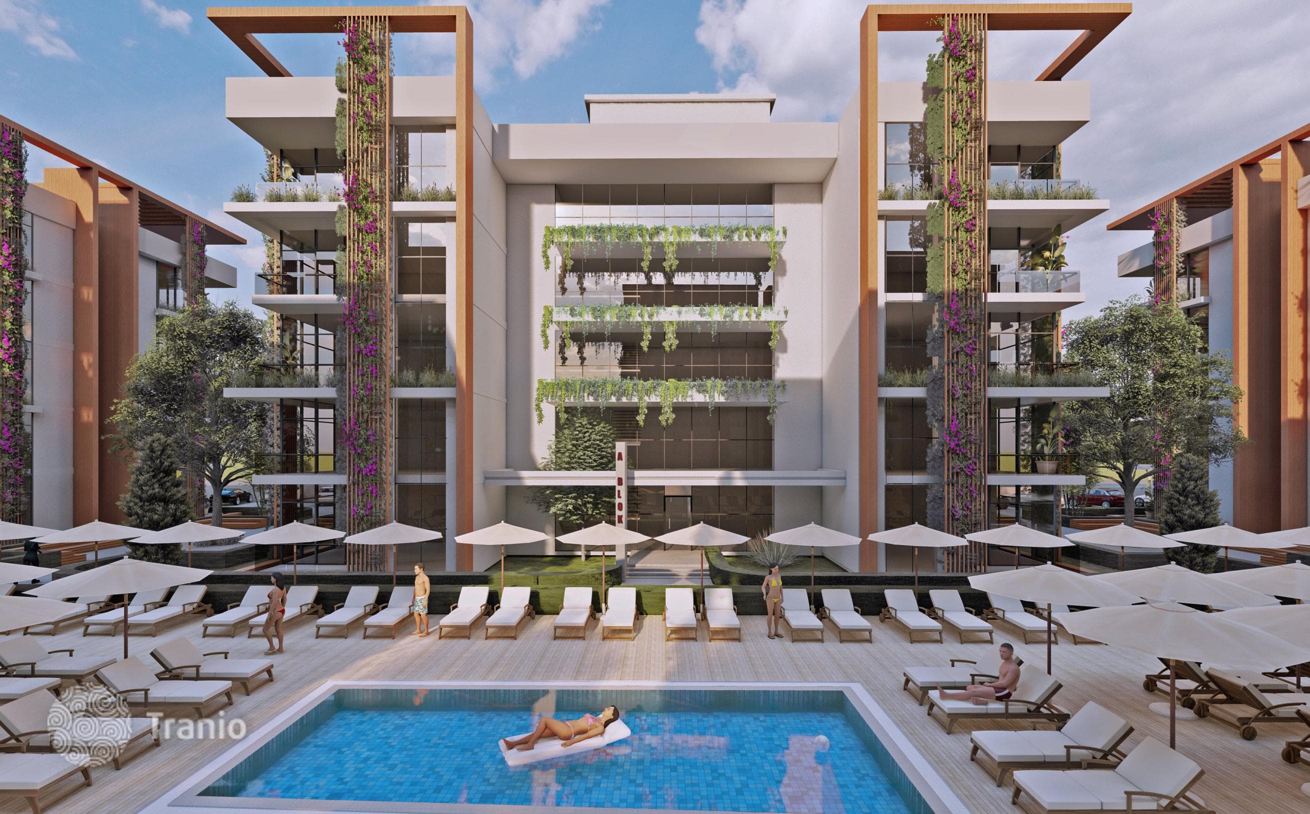 New Apartments with Multiple Pools and Gym in Dosemealti, Antalya