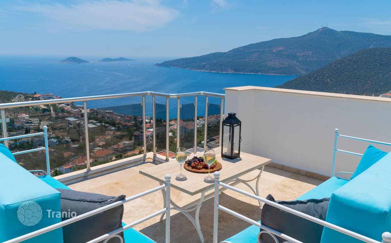6-Bedroom Luxury Villa with Sea View in Kalkan