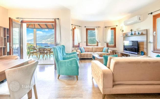 3-Bedroom (3+1) Villa with Private Pool and Sea View in Kas, Turkey