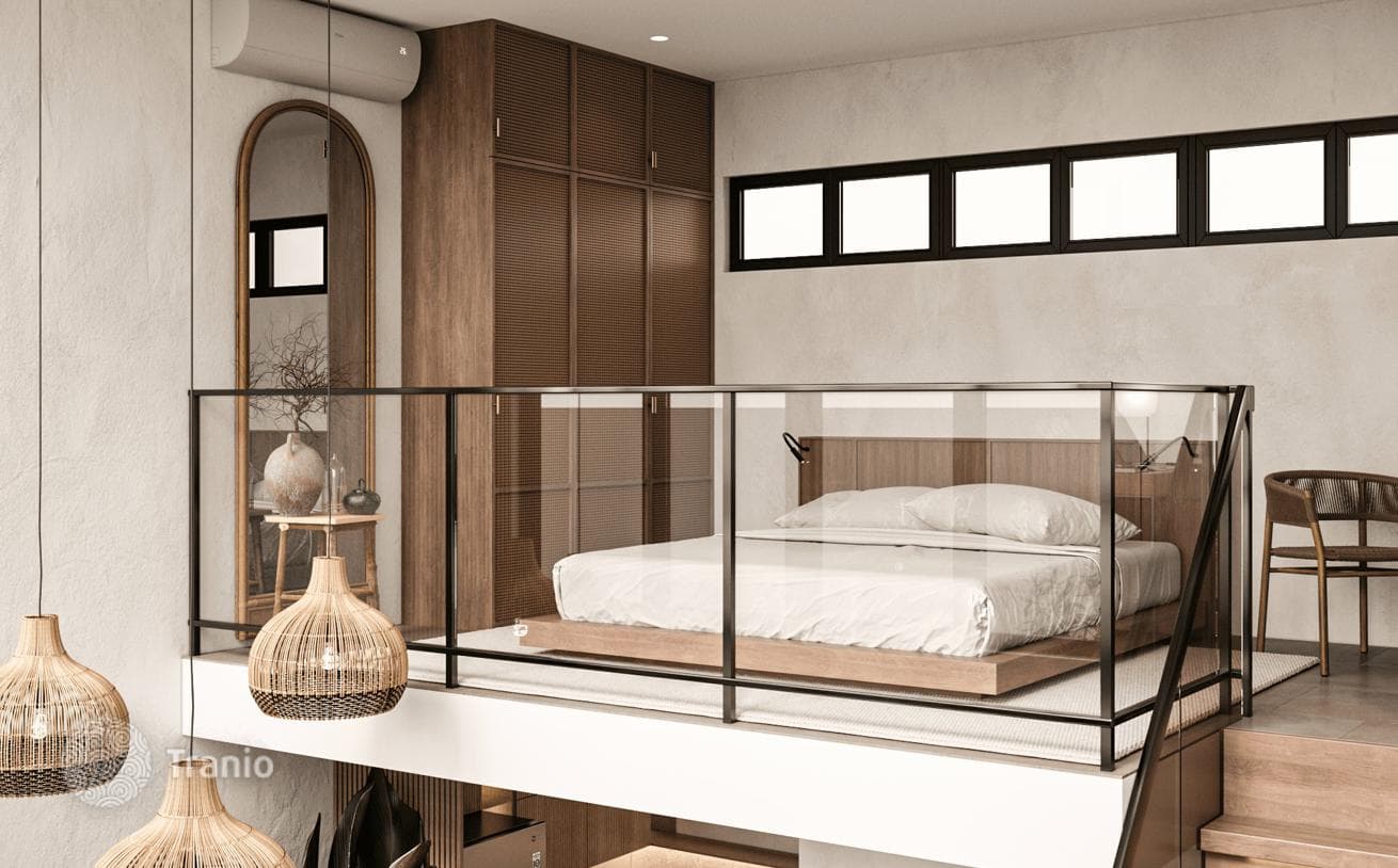 New Apartments with Rice Field Views in Canggu, Bali