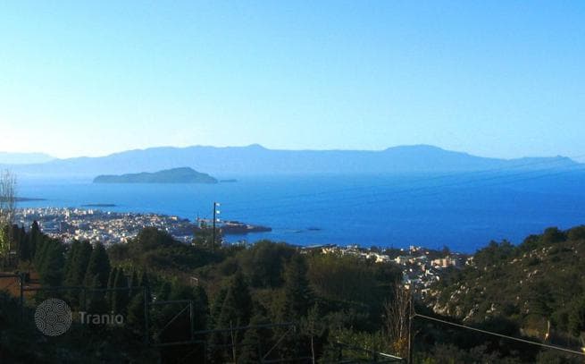 Large Land Plot with Sea View in Chania, Crete