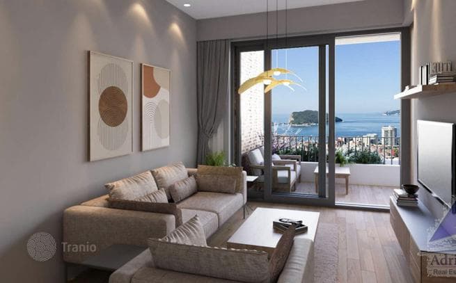 1-комнатные апартаменты в новостройке 46 м² в Будве, Черногория, фото 4
