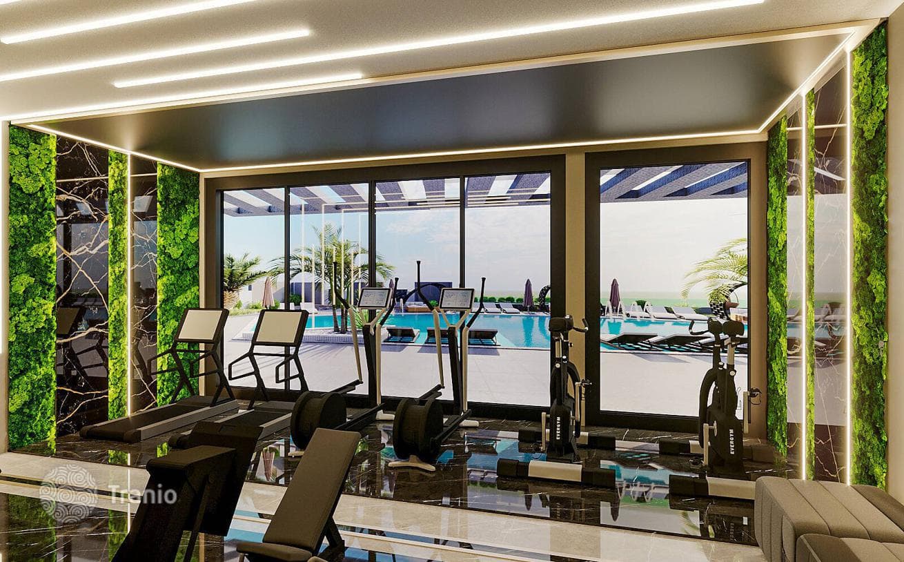Modern Apartments with Sea and Castle Views in Mahmutlar, Alanya
