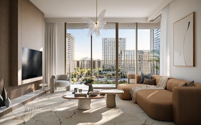 New Luxury Apartments with Pool and Garden in Dubai Creek Harbour, Dubai