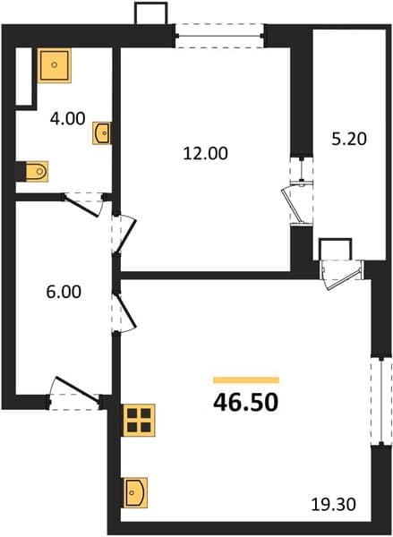 1-Bedroom Apartment in Gostinichny Kompleks More Tut, Golubitskaya