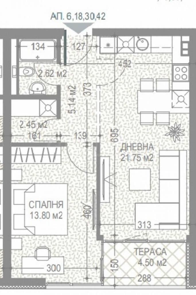 1-Bedroom Apartment in Sofia, photo 3