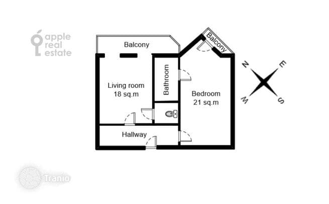 1-Bedroom Apartment in Tagansky District, Moscow, photo 5