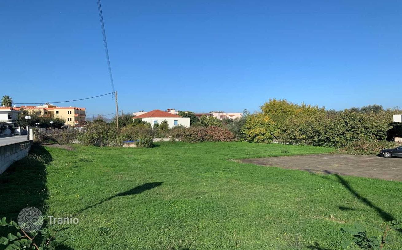 Corner Land Plot 300 m from the Beach in Agios Apostoli, Crete