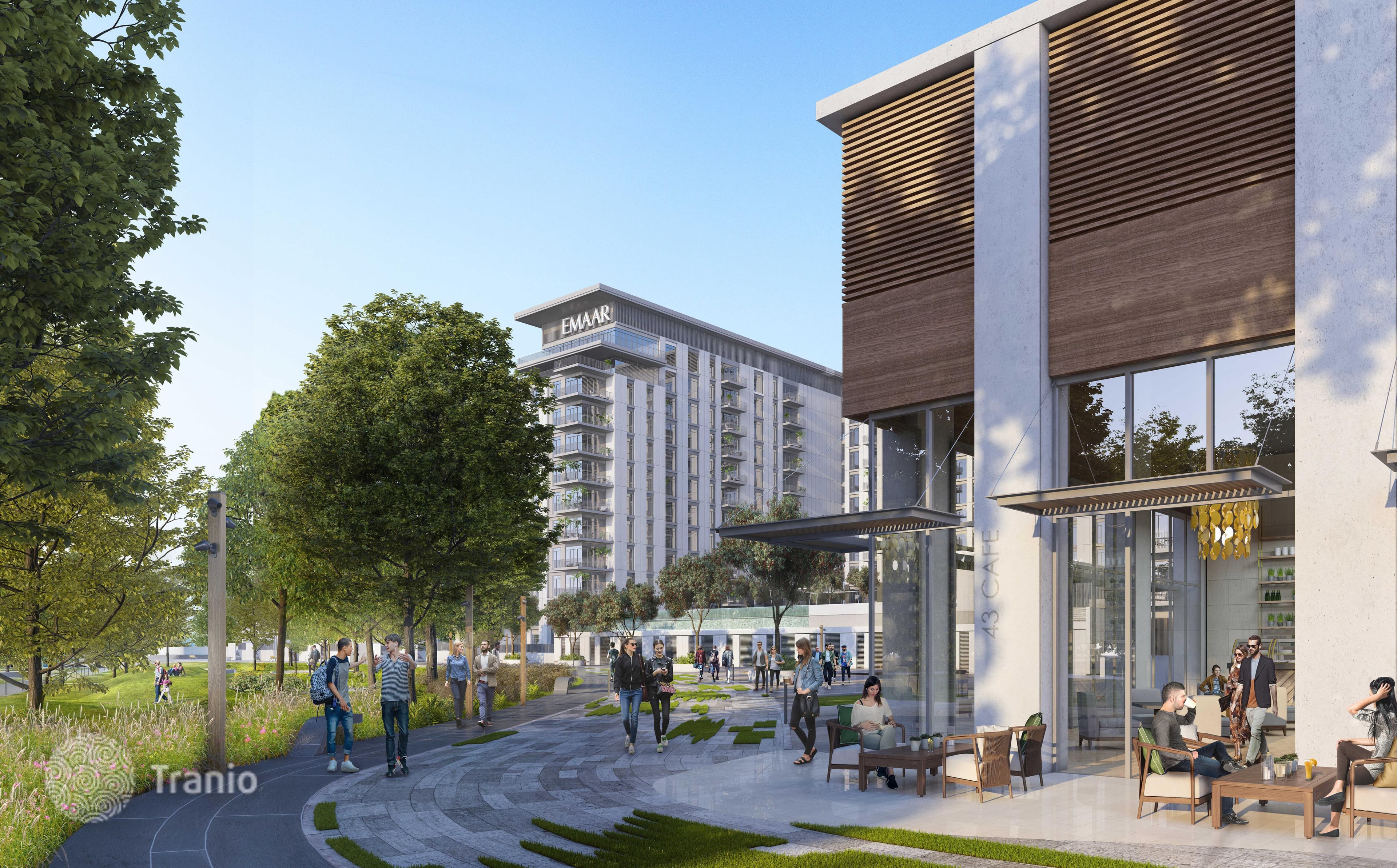 Новые апартаменты в резиденции Park Ridge с детскими площадками и ресторанами, район Dubai Hills, Дубай, ОАЭ, фото 3