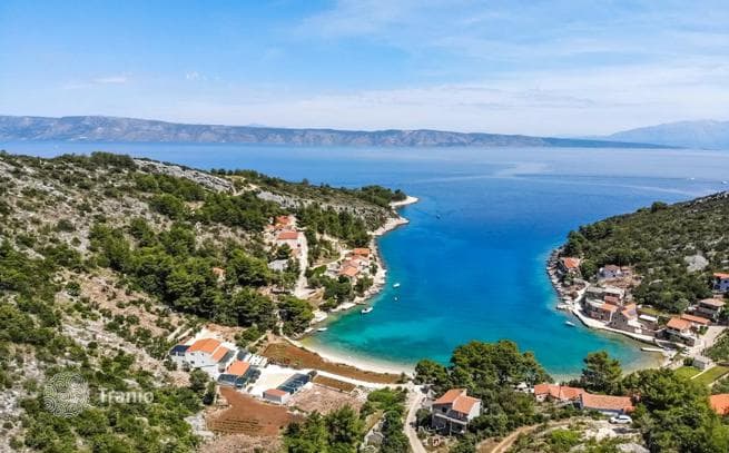 Земельный участок на первой линии от моря, Хвар, Хорватия, фото 4