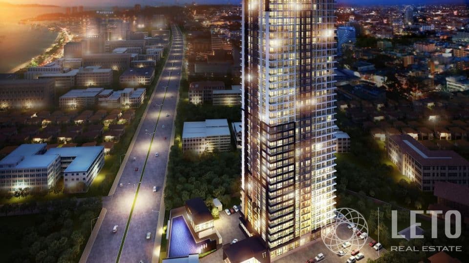 1-Bedroom Condo with City View in Pattaya