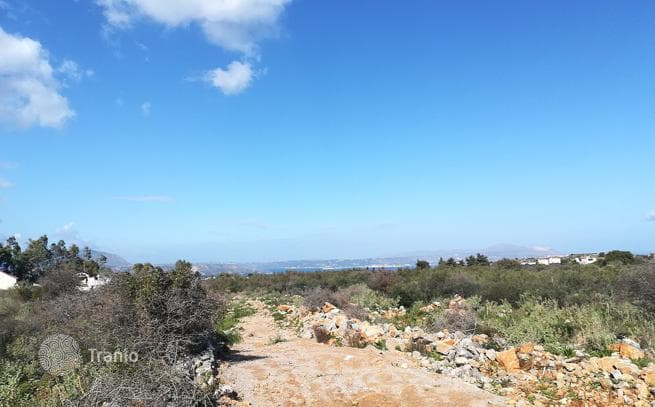 Land Plot with Sea and Mountain Views in Chania, Crete
