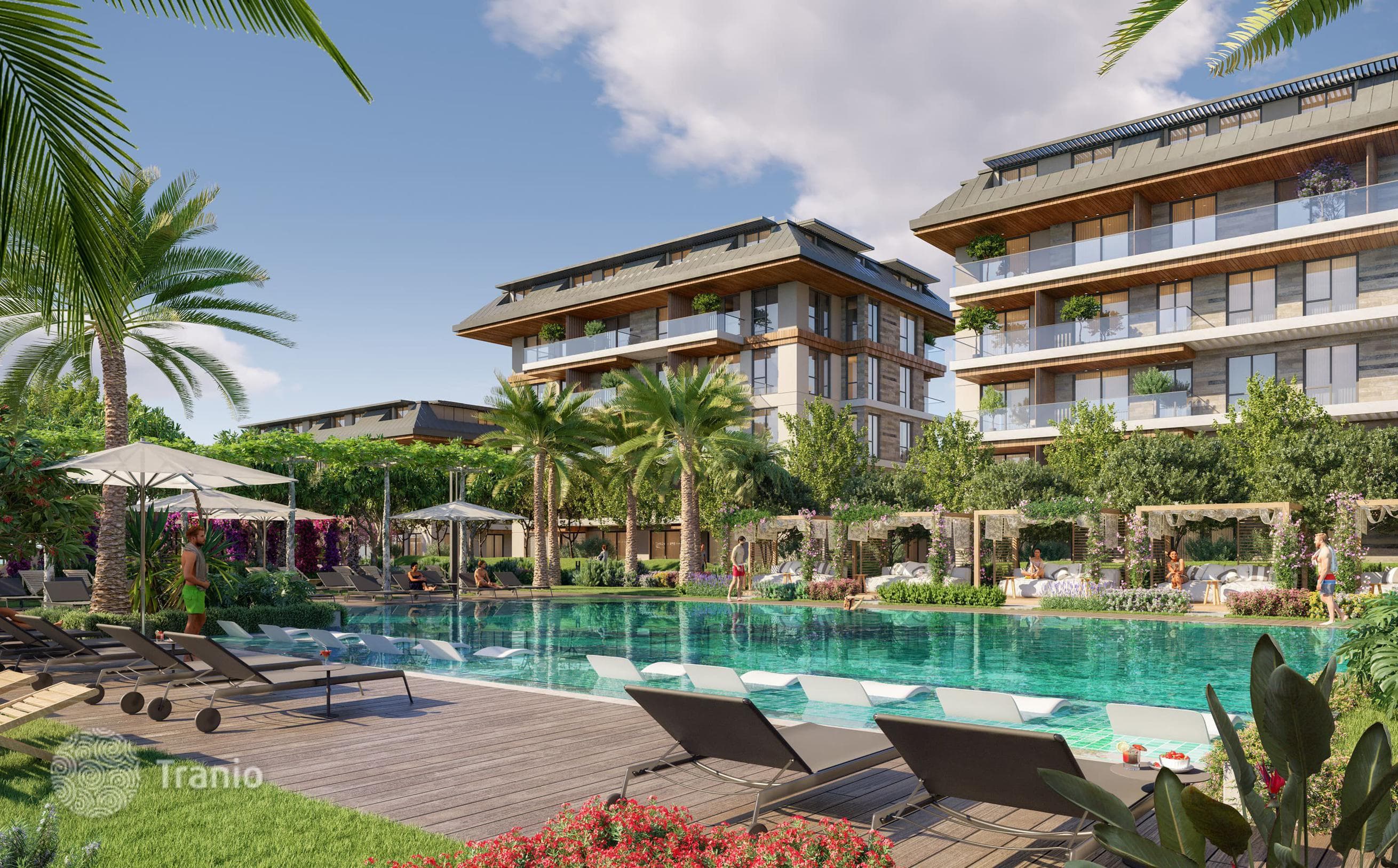 1–4-Bedroom Apartments with Shared Pool in Oba, Alanya