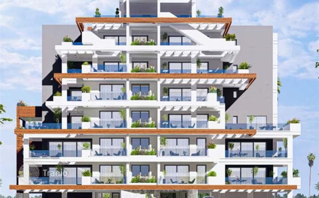 New Apartments with Sea View 100 m from the Beach in Larnaca