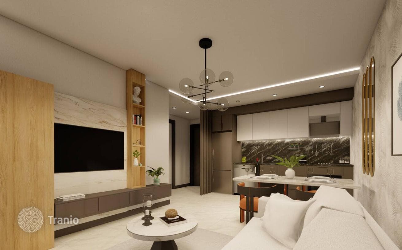 New Apartment with Sea View in Mahmutlar, Alanya