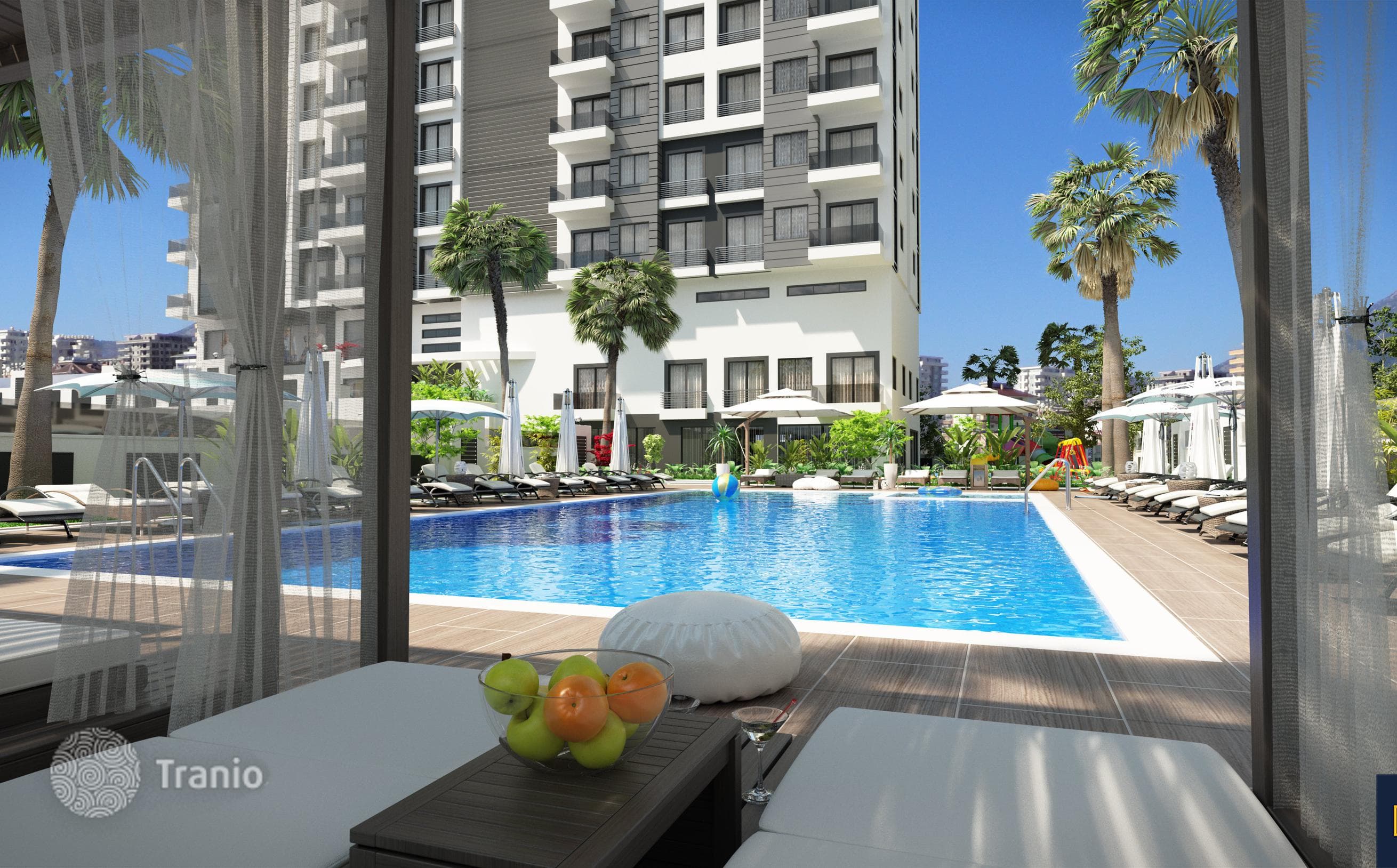 New Apartments with Three Pools and Tennis Court 150 m from the Beach in Mahmutlar, Alanya, photo 5