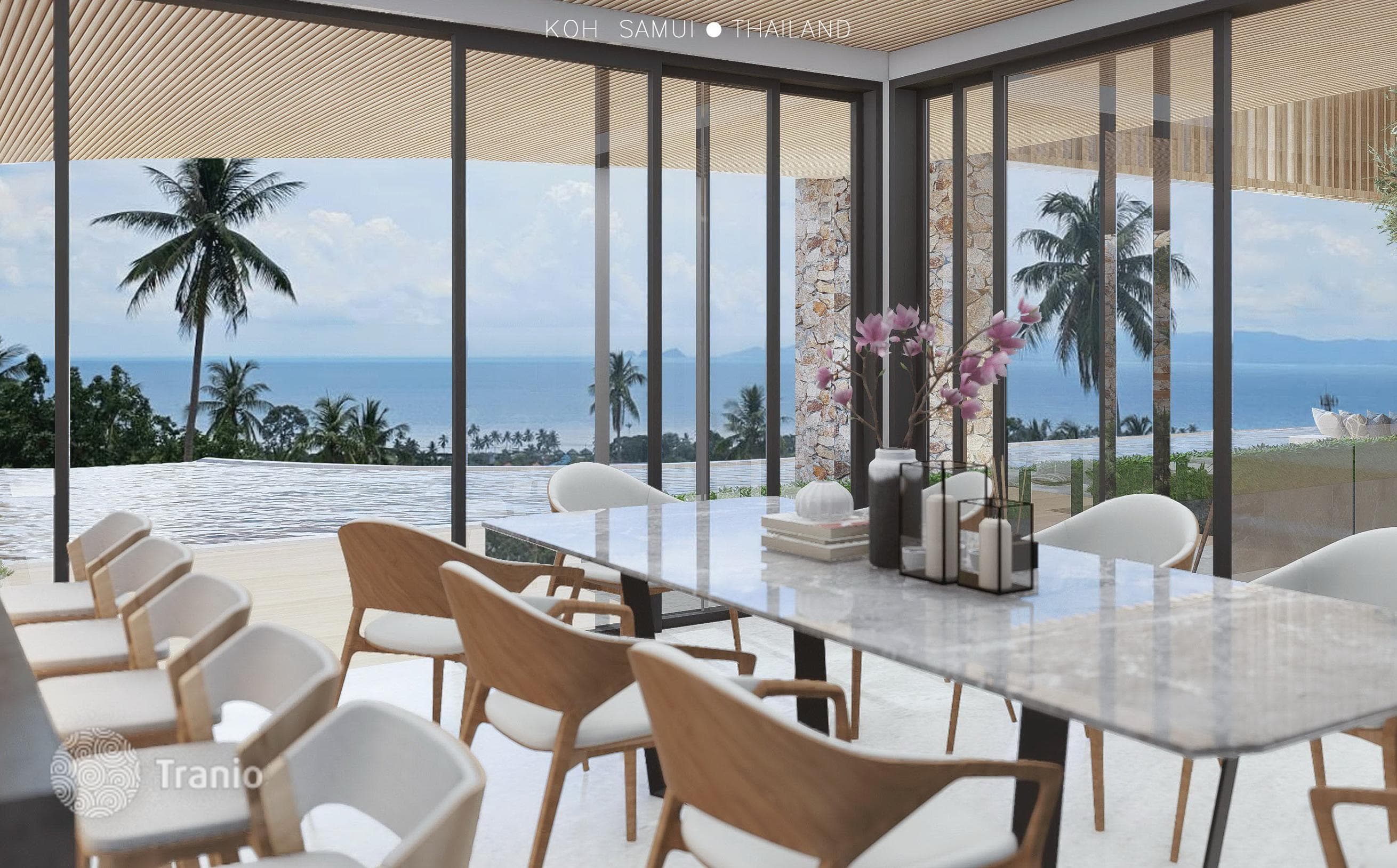 3-Bedroom Villa with Private Pool and Gym in Koh Samui