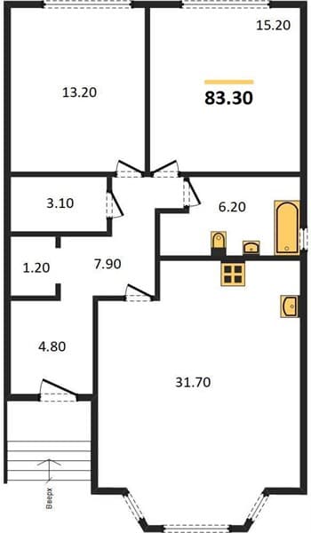 1-Bedroom Apartment in Semigorsky, Novorossiysk