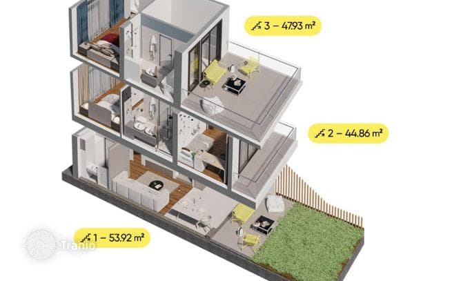 3-Story Townhouses with Sea and Mountain Views in Gonio, Batumi, photo 4
