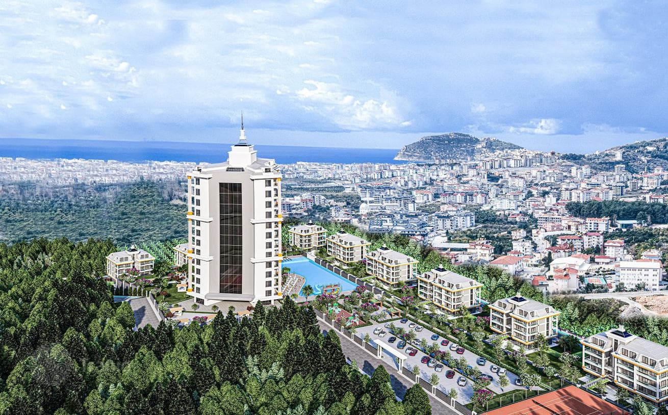 Panoramic View Apartments in Gated Residential Complex with Pools and Aquapark in Alanya, photo 5