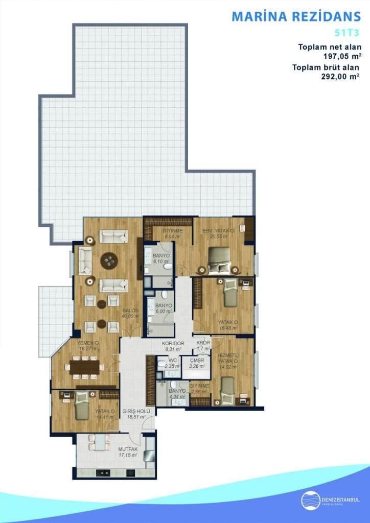 5-Bedroom Penthouse in Istanbul, photo 4
