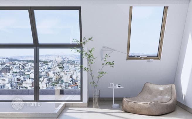 3-Bedroom Duplex with Acropolis View in Pangrati, Athens