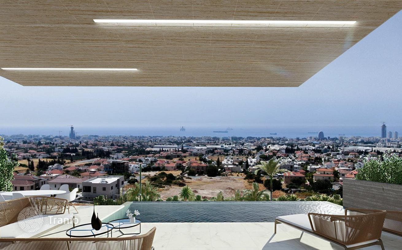 New Apartments with Pools and Sea View in Agios Athanasios