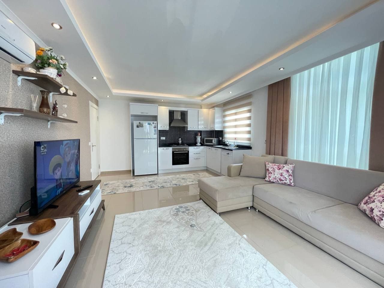 1-Bedroom (1+1) Apartment in Kestel, Alanya