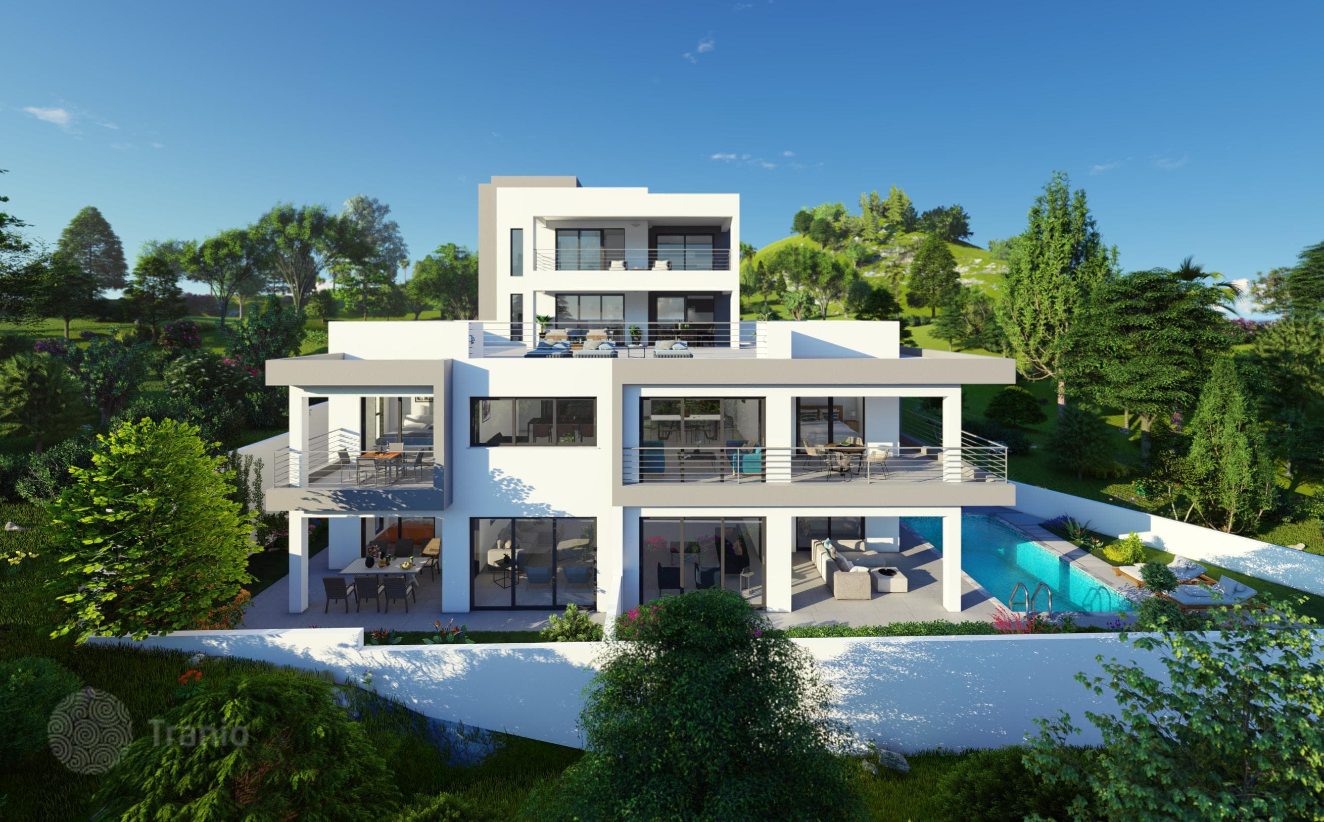 3-Bedroom Apartment with Sea View in Mesa Choreo, Paphos, photo 2