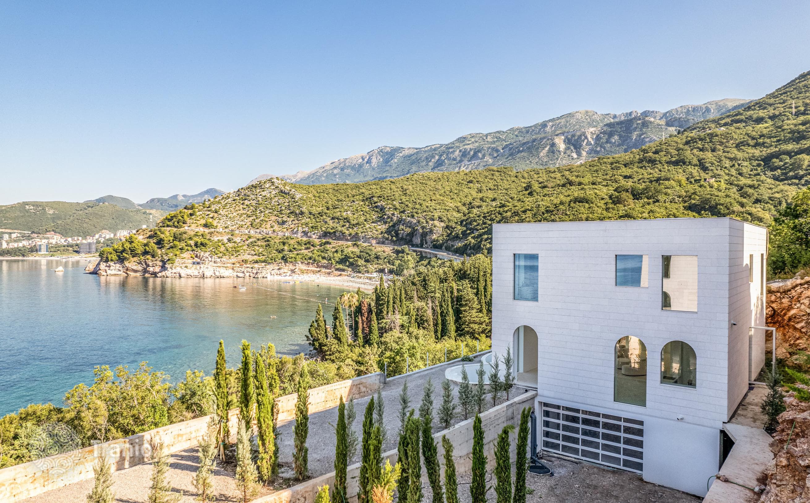 3-Bedroom Villa with Private Pool and Sea View in Przno, Budva
