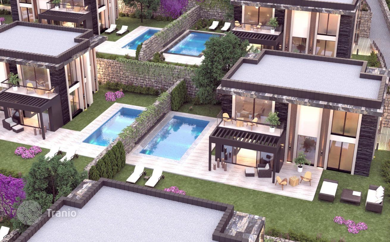 3-Bedroom (3+1) Villas near the Bay in Gündoğan, Bodrum