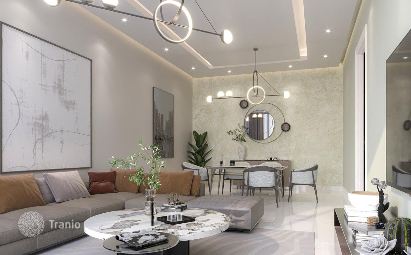 New Luxury High-Rise Apartments with Pool Near the Beach in Sharjah