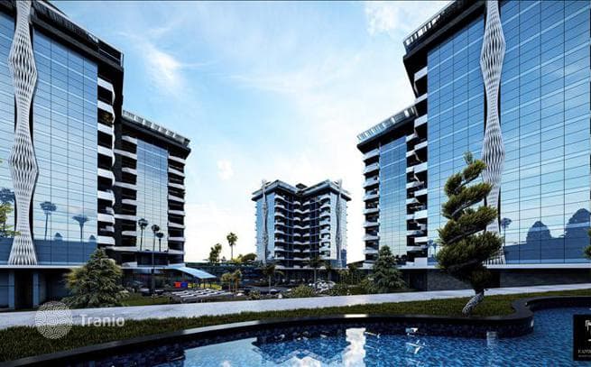 New Luxury Apartments with Pools, Water Park and Private Beach in Avsallar, Alanya, photo 2