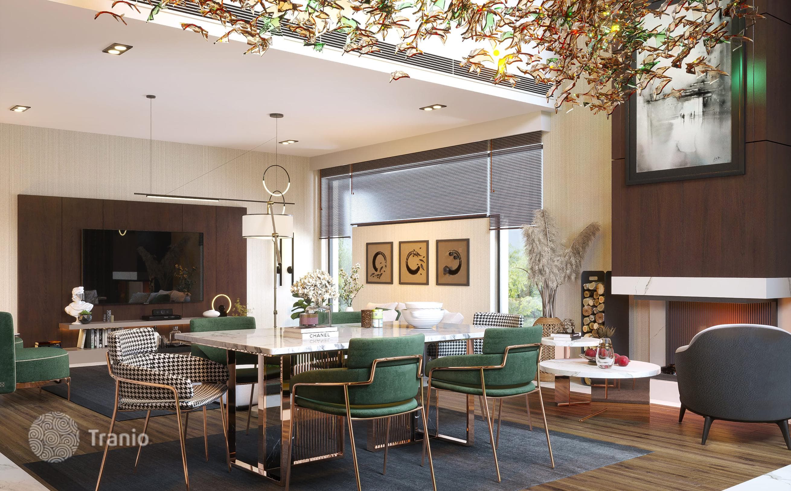 3-Bedroom (3+1) Luxury Villa with Private Pool in Dosemealti, Antalya