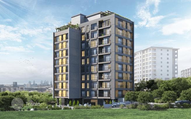 New Apartments with Park and Playground in Kagithane, Istanbul
