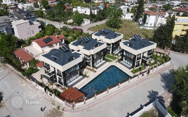 Роскошные триплексные виллы 4+1 на продажу в Кемере Гёйнюк, Анталия