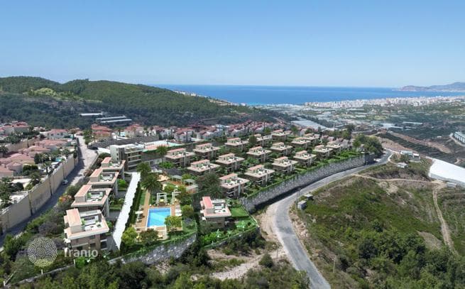 3-Bedroom (3+1) Villa with Mountain View in Kargicak, Alanya