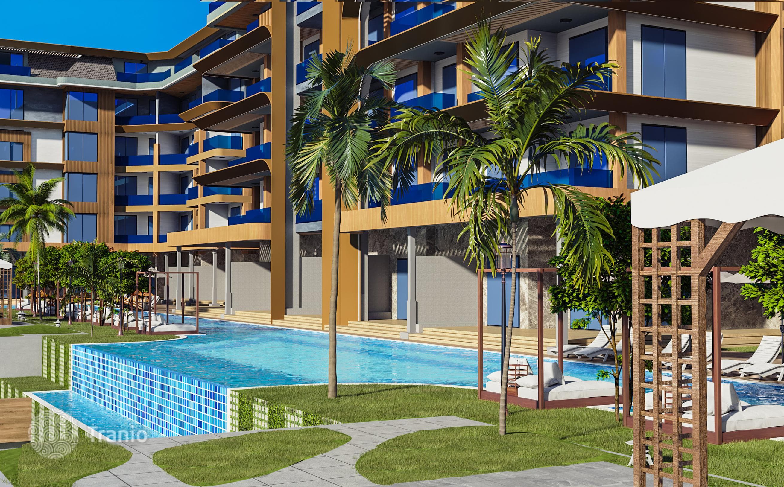 New Apartments with Aquapark and Infinity Pools in Kestel, Alanya, photo 5