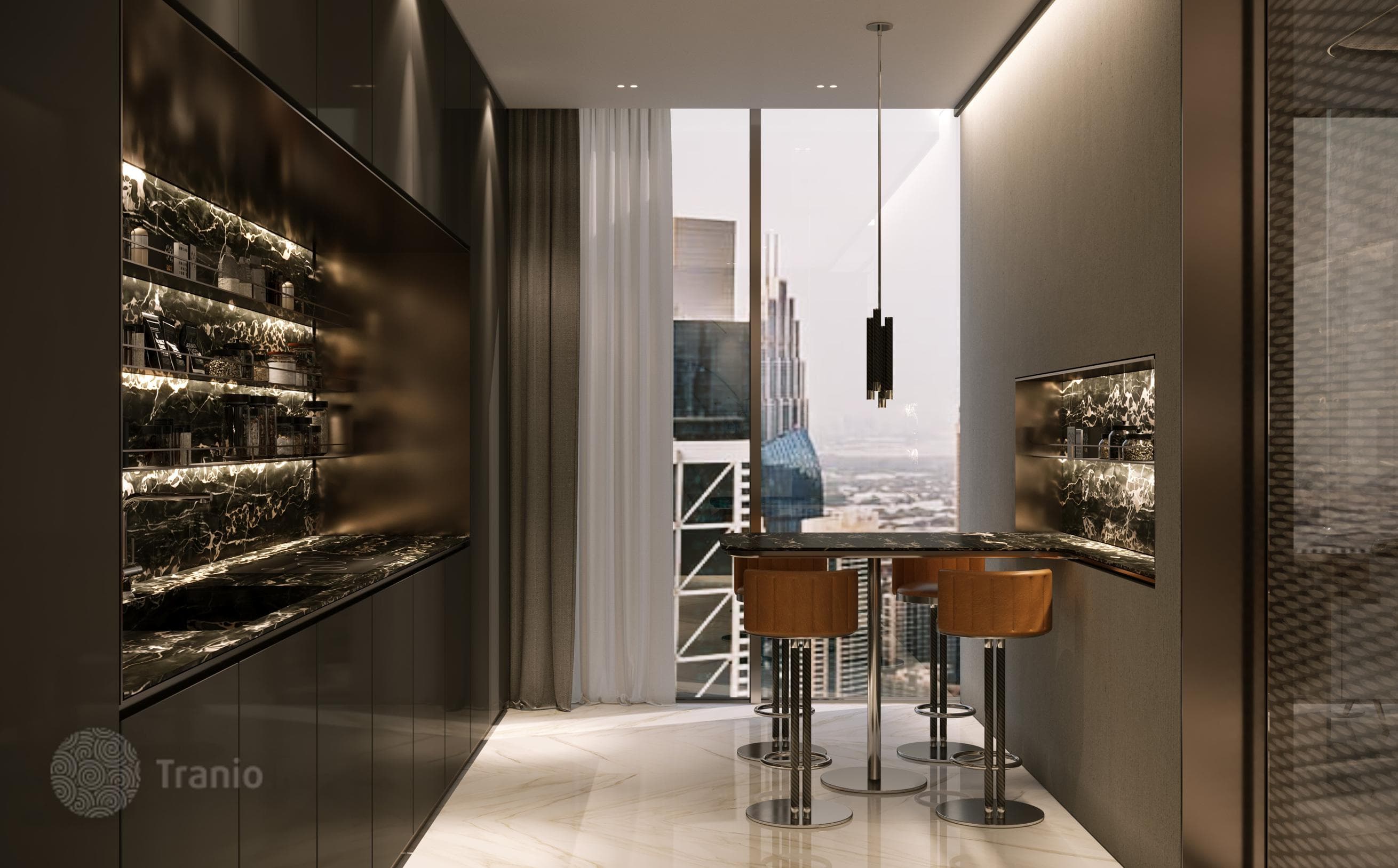 Luxury PAGANI Tower Apartments with Canal and Burj Khalifa Views in Business Bay, Dubai, photo 3
