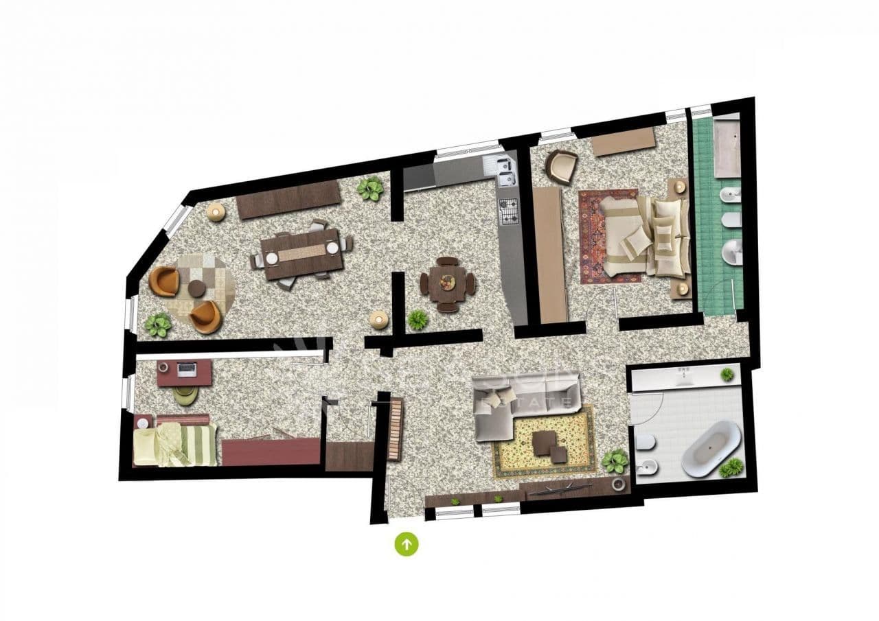 Квартира в Венеции, Италия, 130 м²