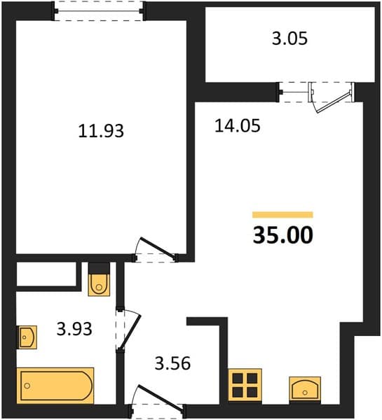 Studio Apartment in Botanica Hills, Nebug